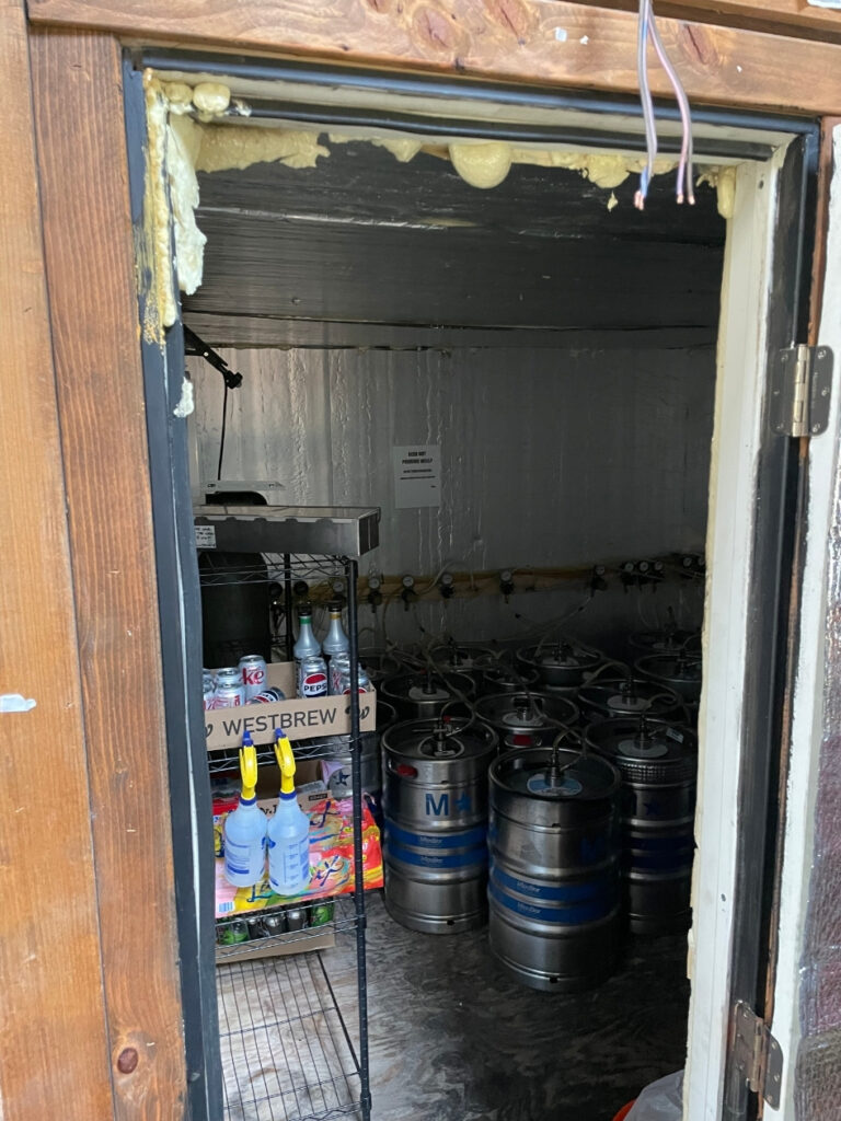 Walk-in cooler – San Diego brewery auction equipment