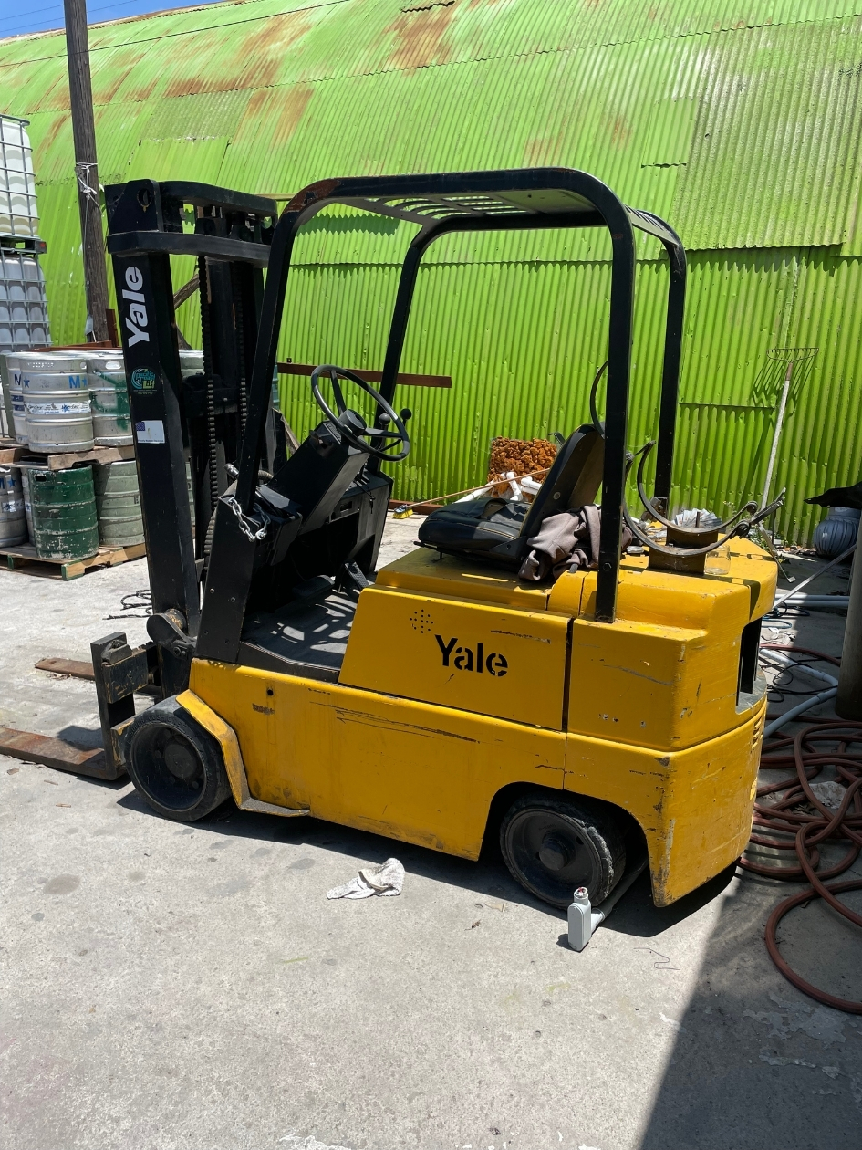 Yale forklift – abandoned property auction San Diego brewery