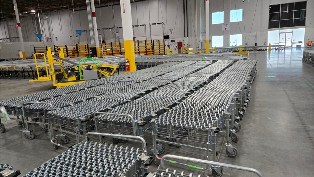 Warehouse carts and flow racks – Fresno CA auction