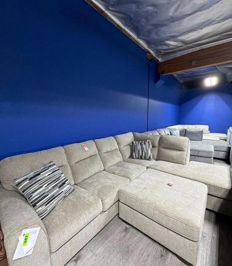 Plush Oversized Sectional – Furniture Store Closing Auction