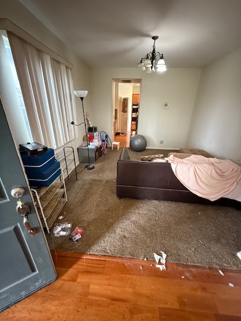 Brown sofa with pillows and blanket