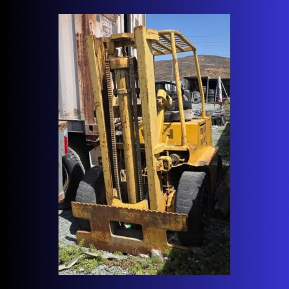 Baker Divisions forklift at equipment auction